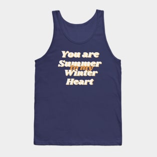 Summer for Winter Heart Tank Top